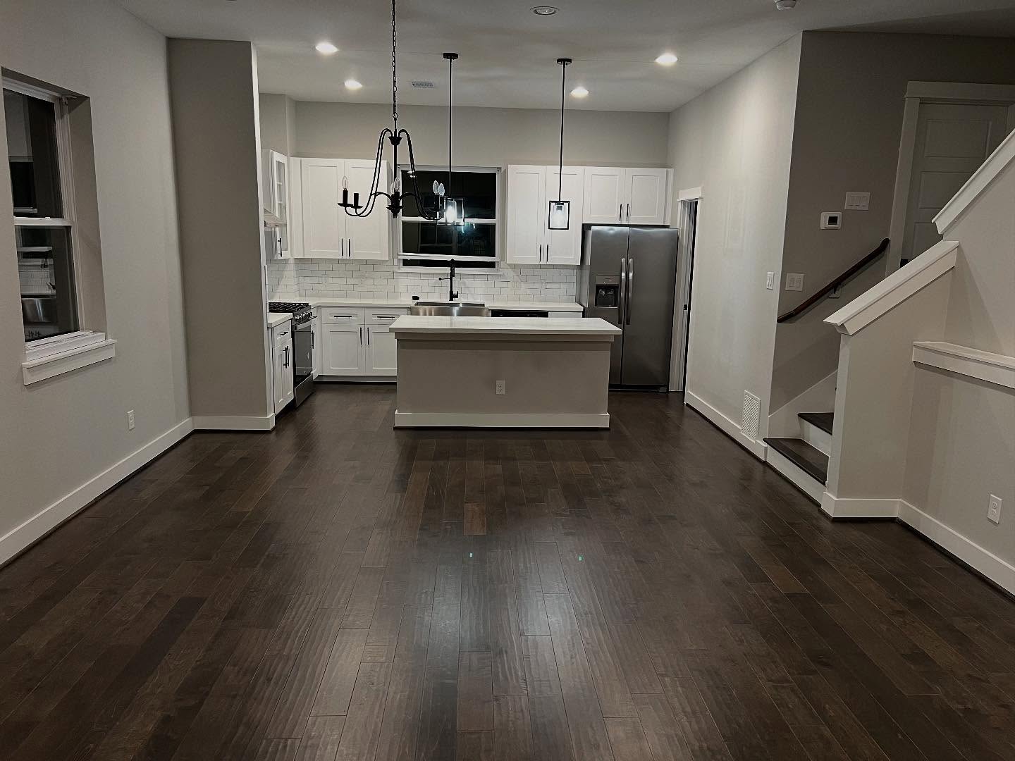 Kitchen and living area renovated